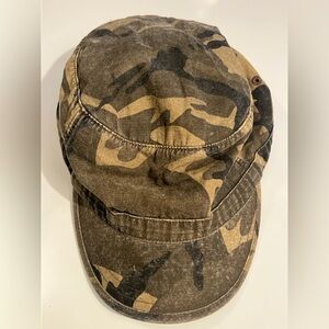 Lake of the Isles Men’s Camouflage Military Cap - Olive Brown L/XL